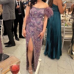 Beautiful maxi dress with a slit